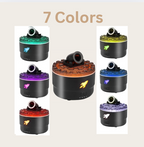 Difusor de cañón con luces de colores